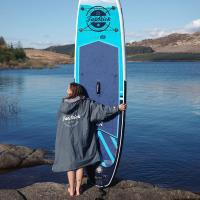 FatStick Weatherproof Fleeced Dry Changing Robe - Grey Extra Image 4 Preview